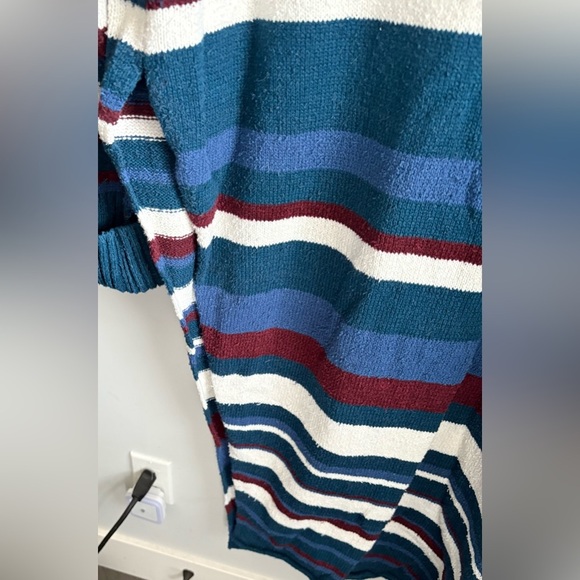 Striped Knit Sweater Dress - Picture 4 of 7